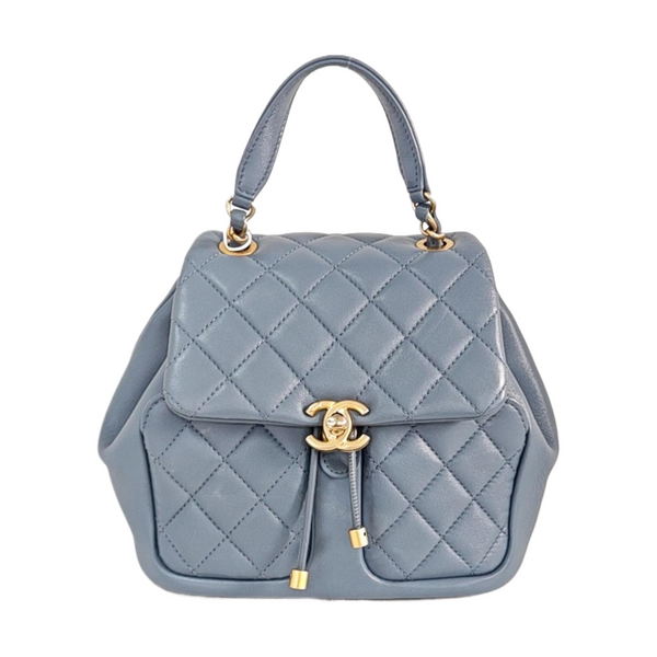 Quilted Lambskin Blue