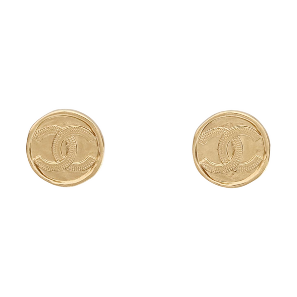 Metal Gold Stud Earrings