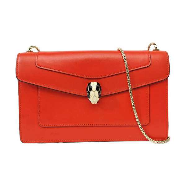 SERPENTI FOREVER Calfskin Orange