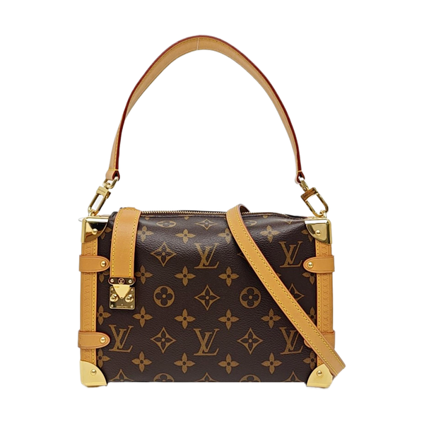 SIDE TRUNK MM Monogram Coated Canvas Brown
