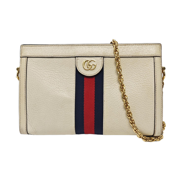 Ophidia Small Calfskin White