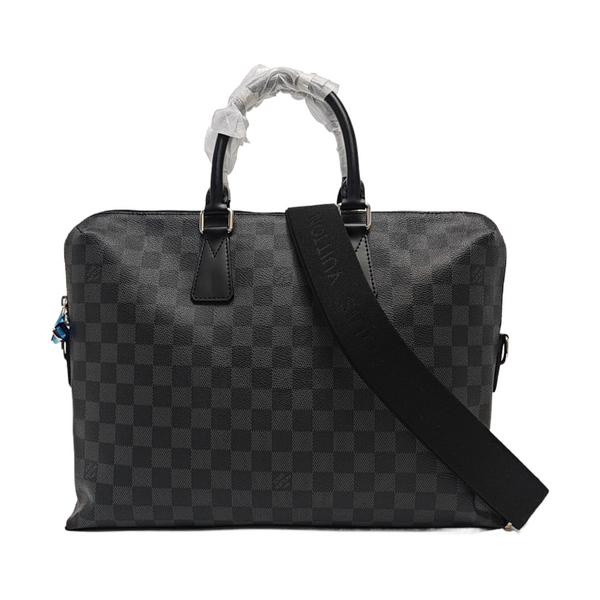 PORTE-DOCUMENTS Damier Graphite Coated Canvas Gray