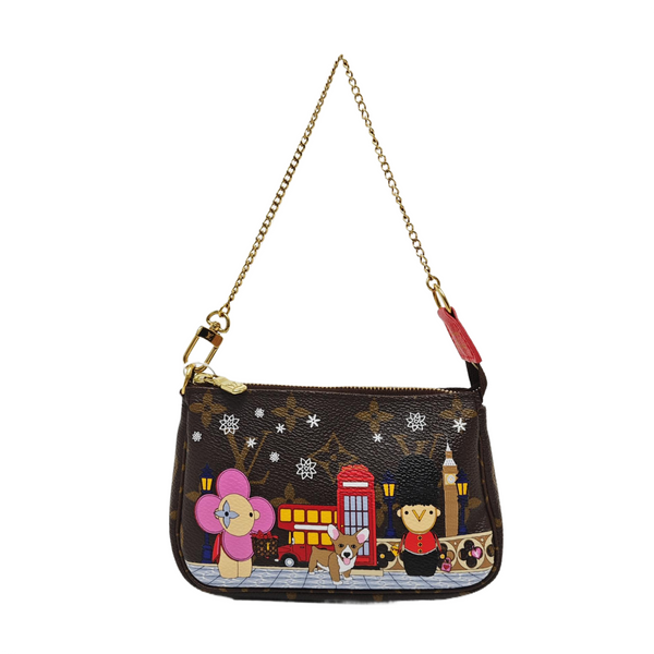 ACCESSOIRES Mini Monogram Coated Canvas Brown