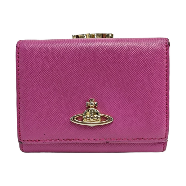 Leather Wallet Pink
