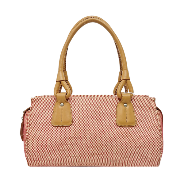 Canvas Top Handle Bag Red
