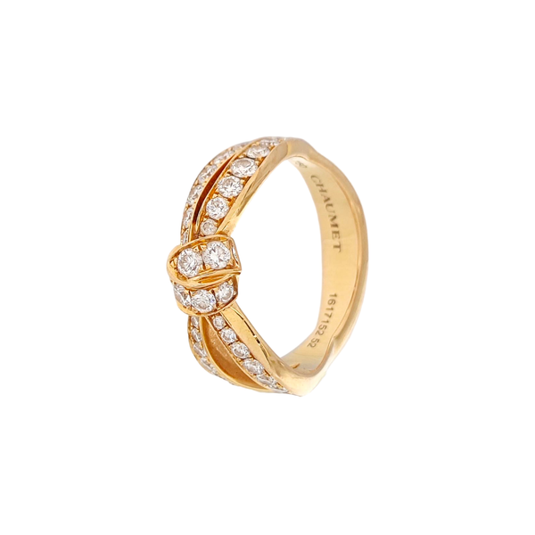 Jeux De Liens 18k Rose Gold Ring EU 52