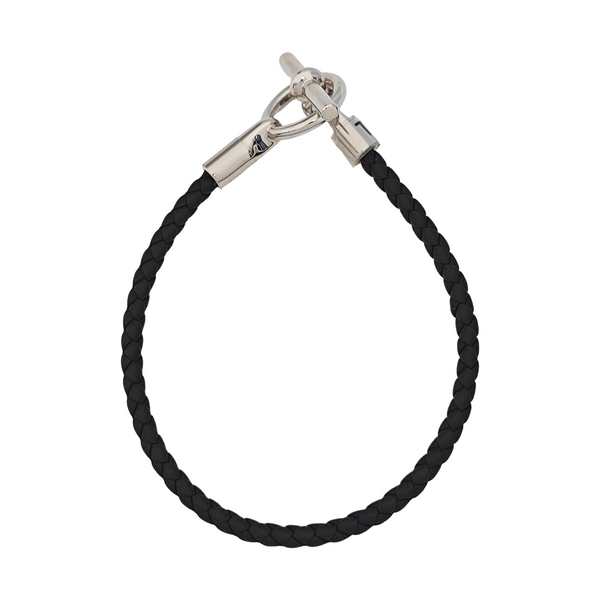 Glenan Palladium Plated Black Bracelet