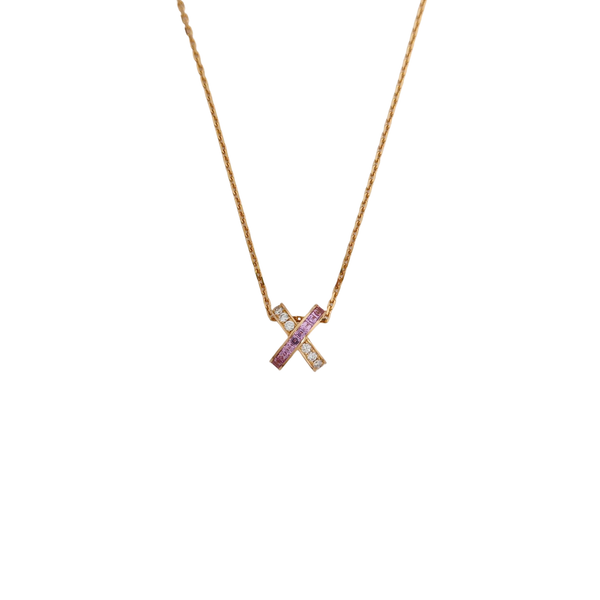 Jeux De Liens 18k Rose Gold Necklace