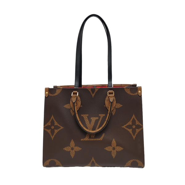 ONTHEGO MM Monogram Coated Canvas Brown