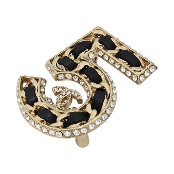 Metal Gold Brooch