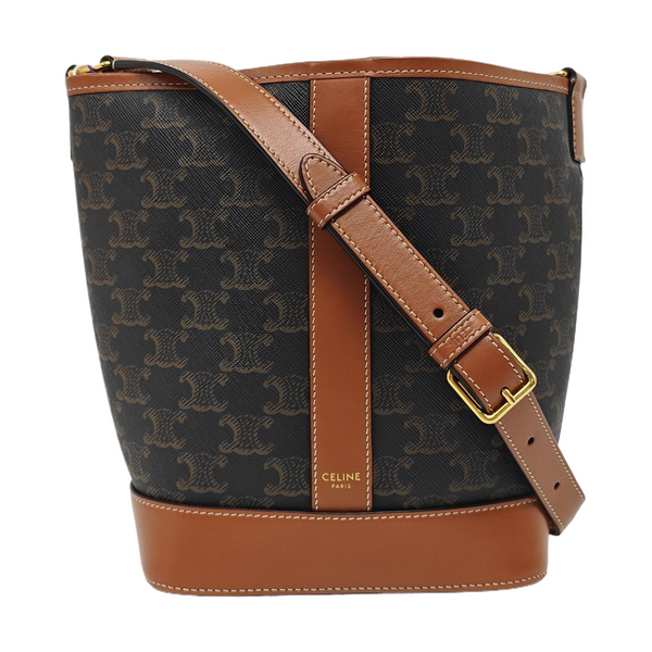 TRIOMPHE CANVAS Small Coated Canvas Brown