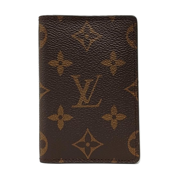 JAMES Monogram Coated Canvas Brown Wallet