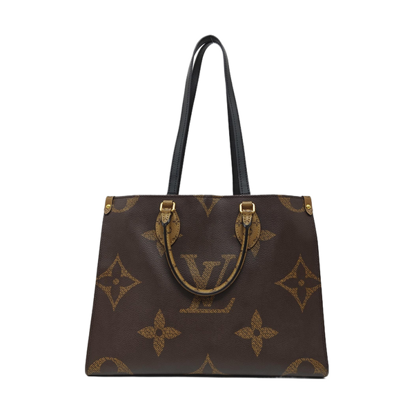 ONTHEGO MM Monogram Coated Canvas Brown