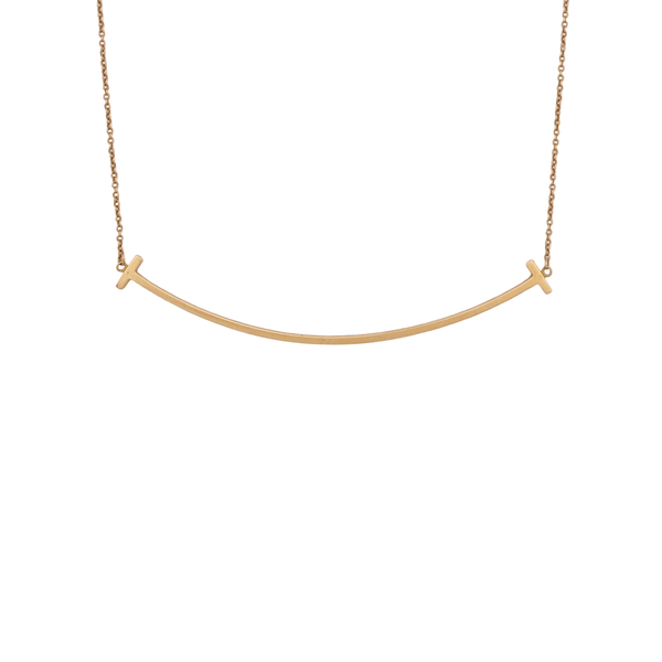 Tiffany T 18k Rose Gold Necklace
