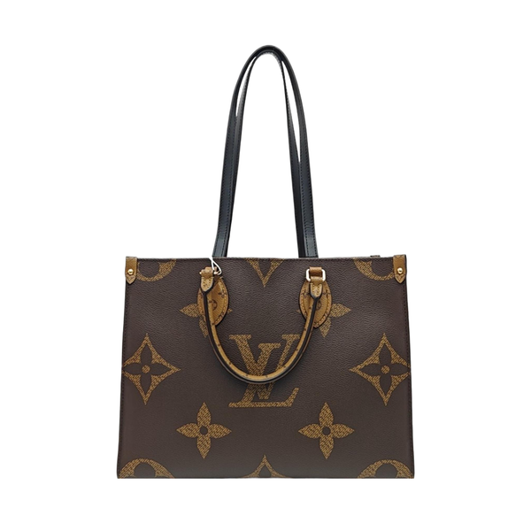 ONTHEGO MM Monogram Coated Canvas Brown