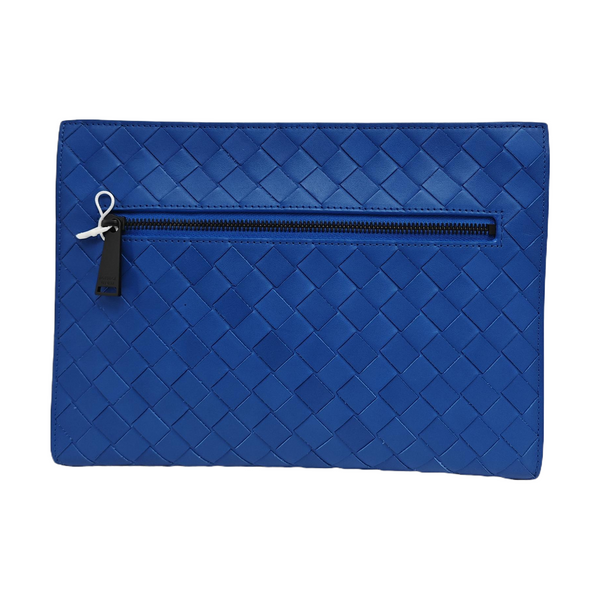 Calfskin Clutch Small Blue