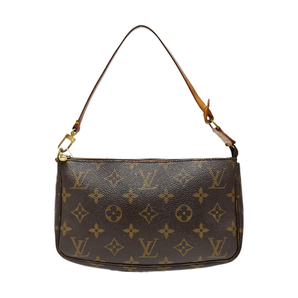 ACCESSOIRES Monogram Coated Canvas Brown