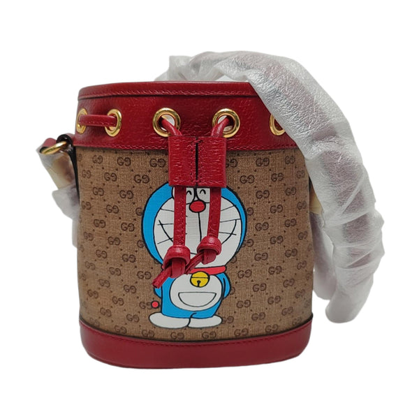 Doraemon X Gucci Mini Monogram Coated Canvas Multicolor