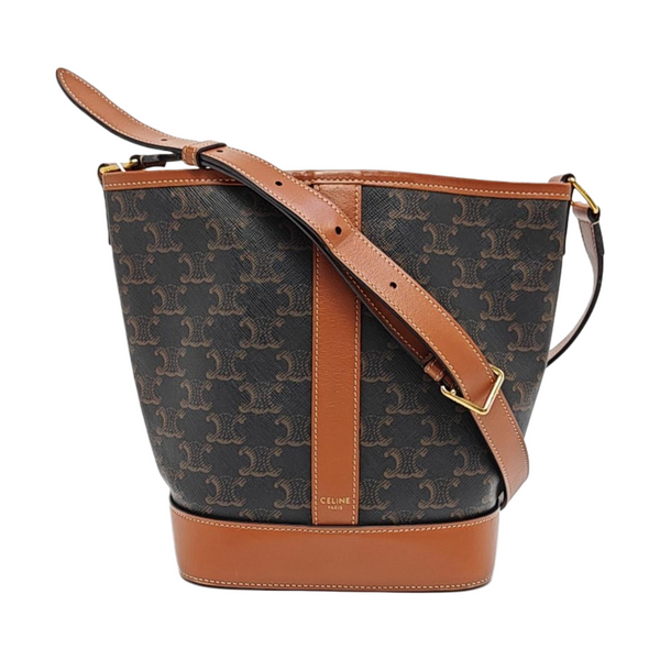 TRIOMPHE CANVAS Small Coated Canvas Brown