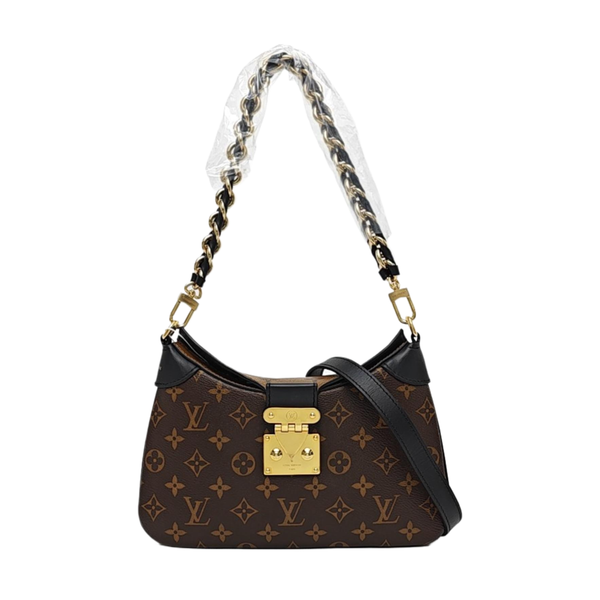 TWINNY Monogram Coated Canvas Brown