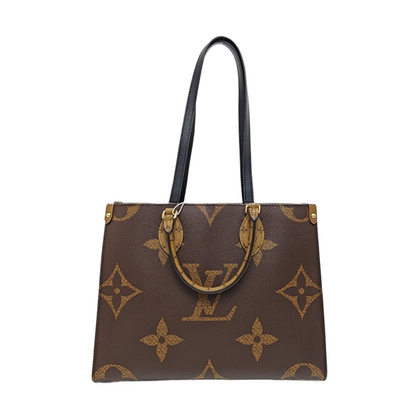 ONTHEGO MM Monogram Coated Canvas Brown