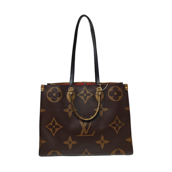 ONTHEGO GM Monogram Coated Canvas Brown