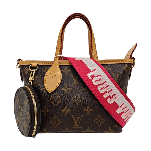 NEVERFULL BB Monogram Coated Canvas Brown