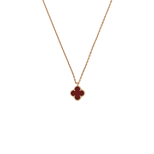 Sweet Alhambra 18k Rose Gold Necklace