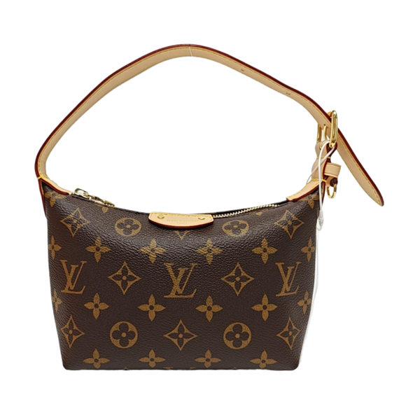 HILLS Monogram Coated Canvas Brown