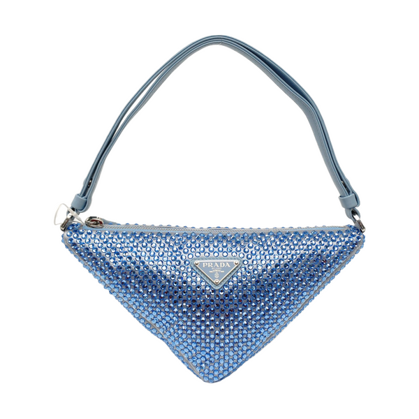 Crystal Shoulder Bag Blue