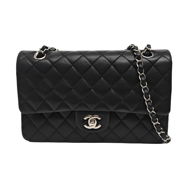CLASSIC FLAP Medium Quilted Lambskin Black