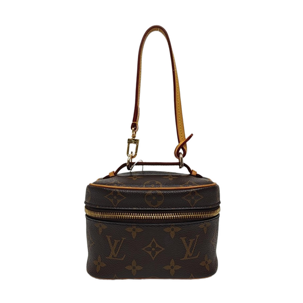 NICE Super Mini Monogram Coated Canvas Brown
