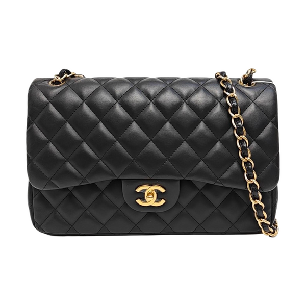 CLASSIC FLAP Jumbo Quilted Lambskin Black