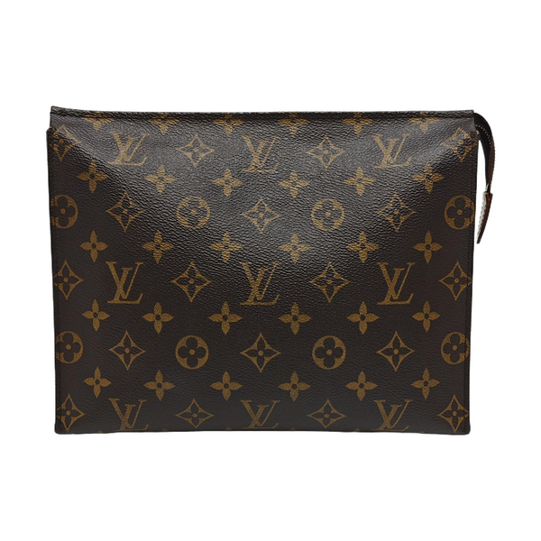 TOILET POCKET 26 Monogram Coated Canvas Brown