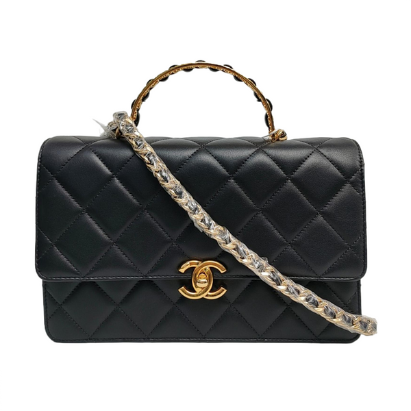 Quilted Calfskin Black
