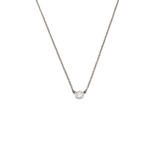 Elsa Peretti Platinum 950 Silver Necklace