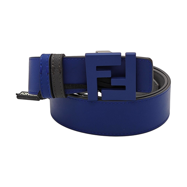 Leather Belt Blue