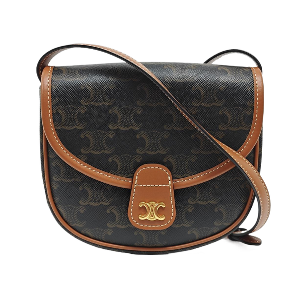 BESACE Mini Coated Canvas Brown
