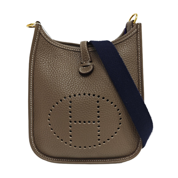 Authenticated pre-owned Evelyne TPM Clemence Grey - Shoulder Bag at Looply