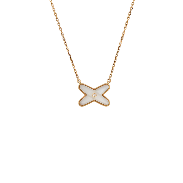 Jeux De Liens 18k Rose Gold Necklace