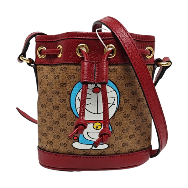 Doraemon X Gucci Mini Monogram Coated Canvas Multicolor