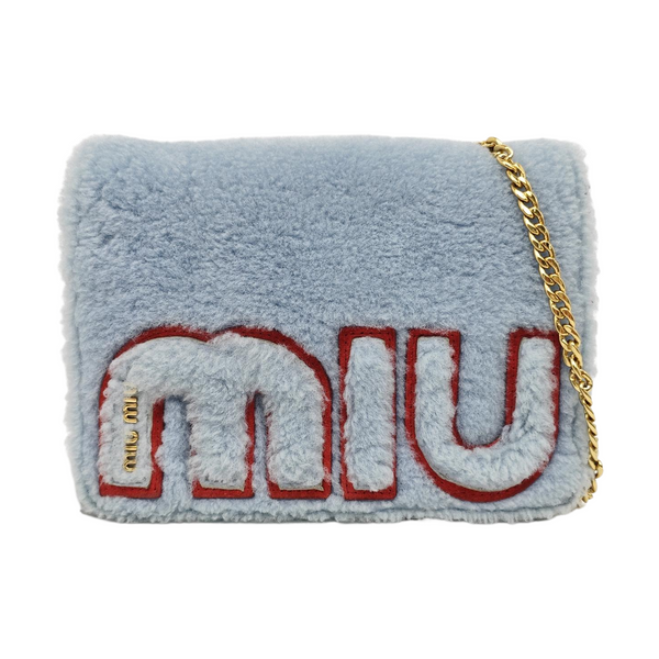 Fabric Shoulder Bag Blue