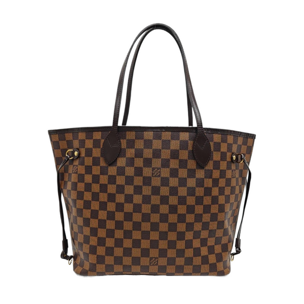 NEVERFULL MM Damier Ebene Coated Canvas Brown