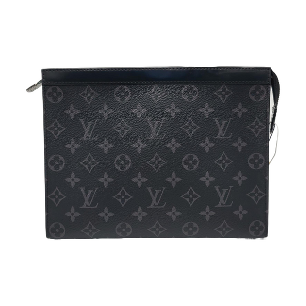 Pochette Voyag MM Monogram Coated Canvas Black