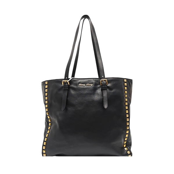 Calfskin Tote Bag Black