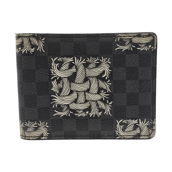 Damier Graphite Coated Canvas Wallet Gray