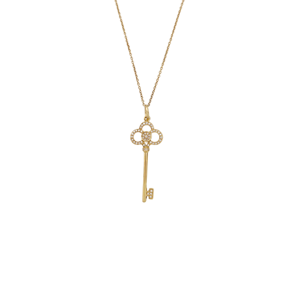 Tiffany Keys 18k Gold Necklace