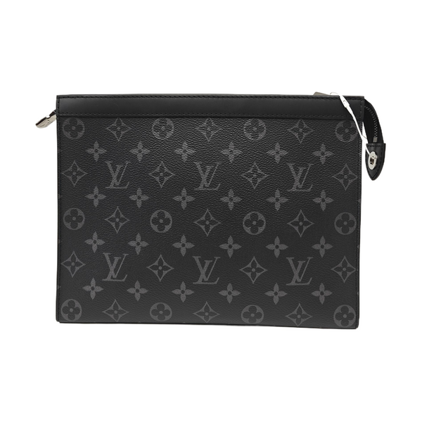 Pochette Voyag MM Monogram Coated Canvas Black
