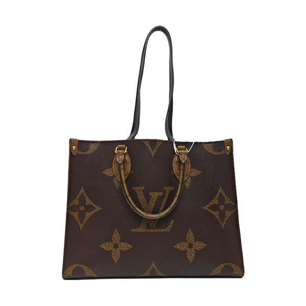 ONTHEGO MM Monogram Coated Canvas Brown