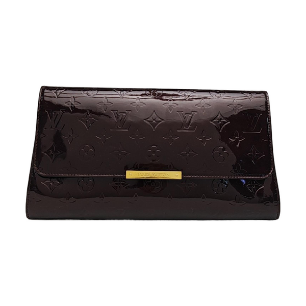 Patent Leather Clutch Red